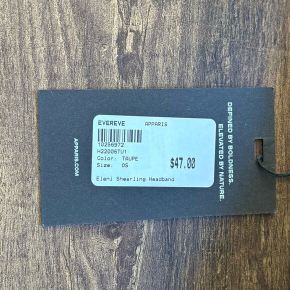 Apparis Tan Sherpa Headband - Picture 3 of 5